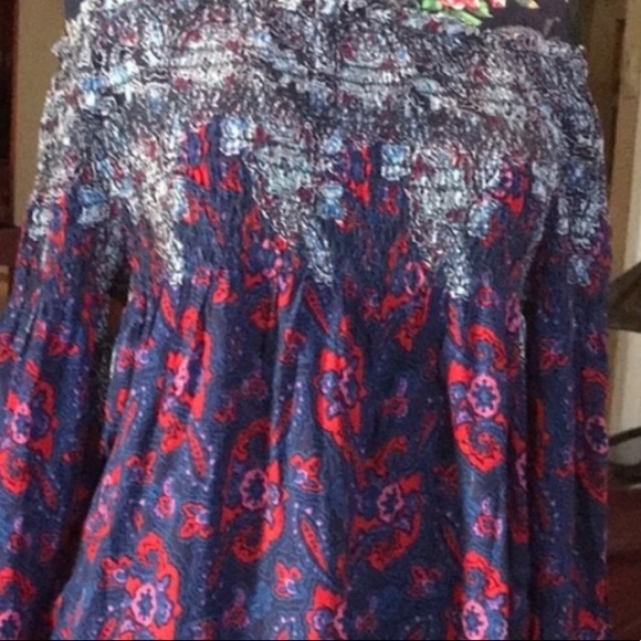 🌻NWT VINTAGE AMERICA MED PAISLEY TOP - Picture 8 of 12